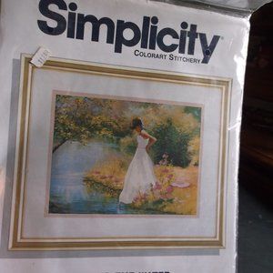 1988 simplicity stitchery kit.new